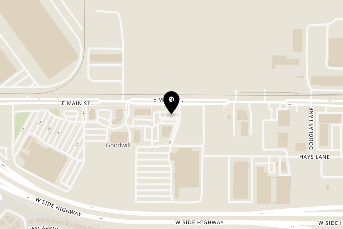 Map showing the location of Muchas Gracias Mexican Food Woodland E Main St on 1830 E Main St in Woodland